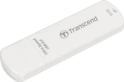 Флешка USB Transcend Jetflash 620 8ГБ, USB2.0, белый [ts8gjf620]