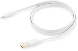 Изображение товара Кабель Buro micro USB (m) -  USB (m),  1м,  плоский,  2A,  белый [bhp microusb 1m flat]