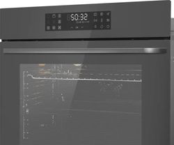 Духовой шкаф электрический MAUNFELD EOEH7614DGR,  76л,  темно-серый