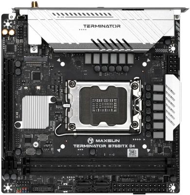 Материнская плата MAXSUN Terminator B760ITX D4 WIFI, LGA 1700, Intel ...