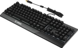 Клавиатура MSI Vigor GK30 RU, проводная, плунжерная, черный
