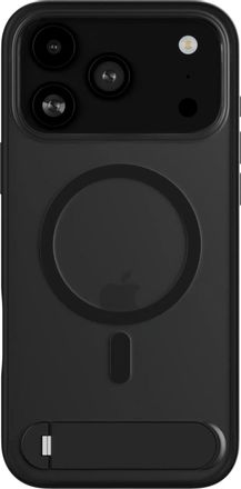 Чехол (клип-кейс) UBEAR Stand 360 Mag Case, для Apple iPhone 17 Pro Max, черный/прозрачный [cs587bl69pst-i25m]