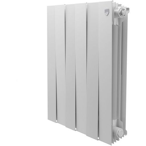 Радиатор биметаллический ROYAL THERMO PianoForte 500, 6 секций, боковое подключение, белый