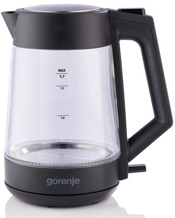 Чайник электрический Gorenje K17OGP, 1.7л, стекло/пластик