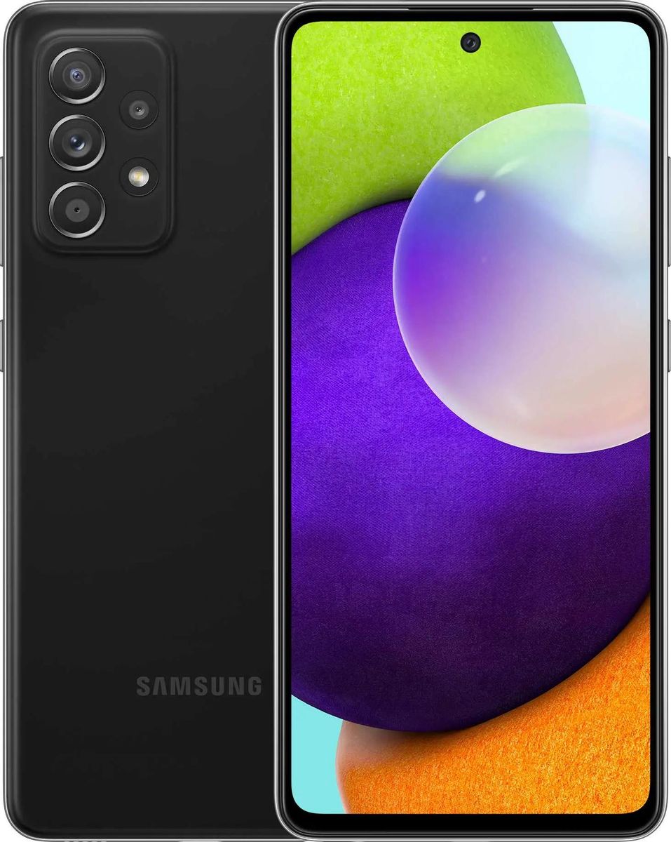 Характеристики Смартфон Samsung Galaxy A52 8/256Gb, SM-A525F, черный  (1494837) смотреть в СИТИЛИНК