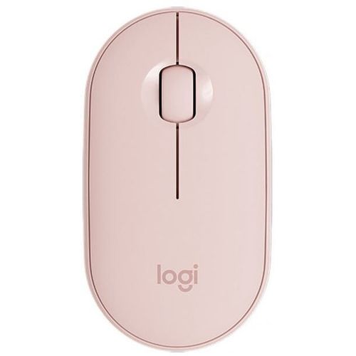 Мышь беспроводная Logitech Pebble M350, Bluetooth, оптическая, USB, 1000dpi, розовый [910-005575]
