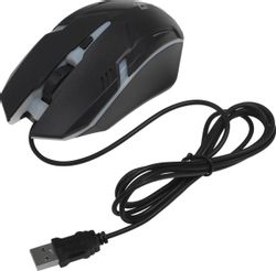 Мышь проводная Defender Cyber MB-560L, USB, черный