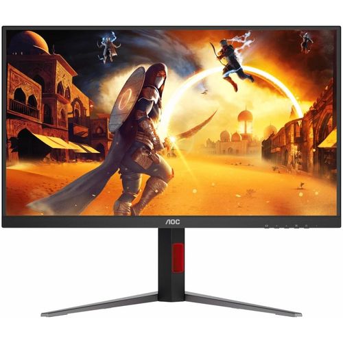 27" Монитор AOC U27G4, 3840x2160, IPS, 160Гц, 2хHDMI, 1хDP, черный/красный
