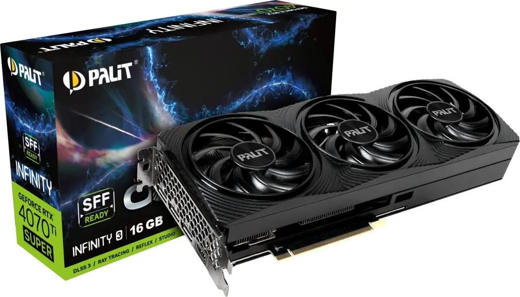 【返品OK】PALIT 4070TiSuper Infinity3 Palit Introduces SFF-Ready GeForce RTX 40 SUPER Infinity 3