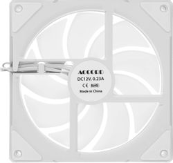 Вентилятор Accord ACC-YF14 140мм, 4-pin, ARGB, белый