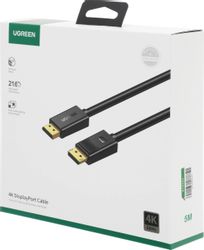 Кабель аудио-видео UGREEN DP102, DisplayPort (m) - DisplayPort (m), 5м