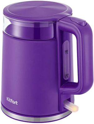 Чайник электрический KitFort KT-6124-1, 2200Вт, фиолетовый