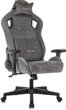 Изображение товара Игровое кресло ZOMBIE Ghost на колесиках серый ткань эргономичное с регулировками
