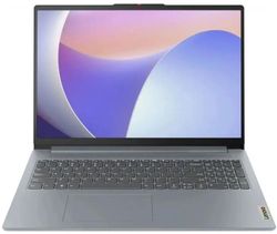 Изображение товара Ноутбук Lenovo IdeaPad Slim 3 15IRU8, 15.6", 2023, TN, Intel Core i3 1305U 1.6ГГц, 5-ядерный, 8ГБ LPDDR5, 256ГБ SSD,  Intel UHD Graphics, без операционной системы,  серый [_82x7004bps]