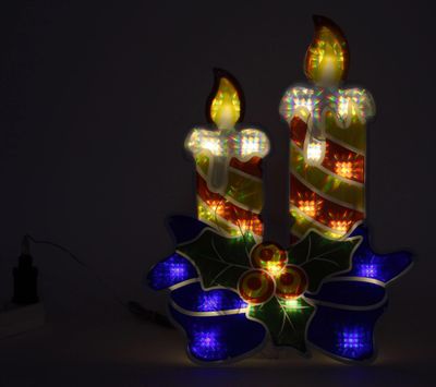 Светящаяся фигура Эра ENIOF-09,  светодиодов 20шт,  , 50см [б0041939]