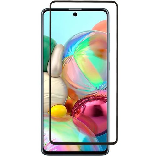 Защитное стекло для экрана ZIBELINO для Samsung A71 4G/5G/A72/A73 5G антиблик, 5D, 1 шт, черный [ztg-5d-sam-a715-blk]