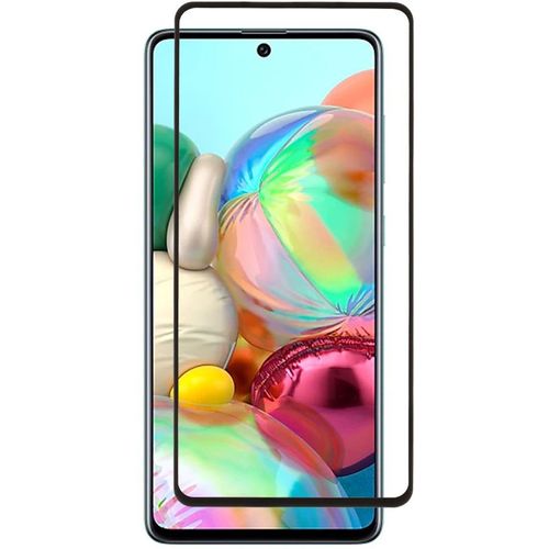 Защитное стекло для экрана ZIBELINO для Samsung A71 4G/5G/A72/A73 5G антиблик, 5D, 1 шт, черный [ztg-5d-sam-a715-blk]
