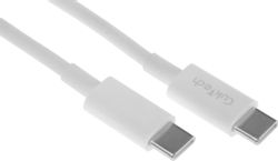 Кабель CUKTECH KLC-5499, USB Type-C (m) - USB Type-C (m), 1м, белый