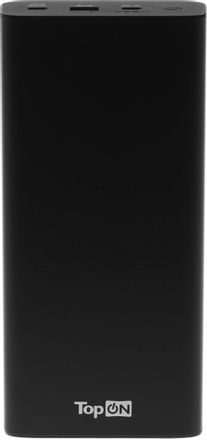 Внешний аккумулятор (Power Bank) TopON TOP-T140,  22400мAч,  черный [103271]