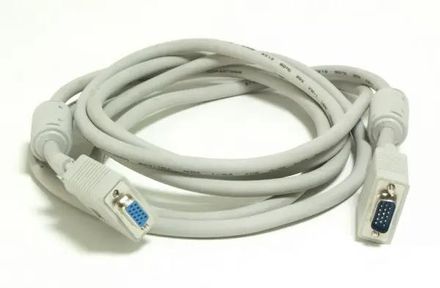 Кабель-удлинитель VGA  VGA (m) -  VGA (f),  ферритовый фильтр ,  3м