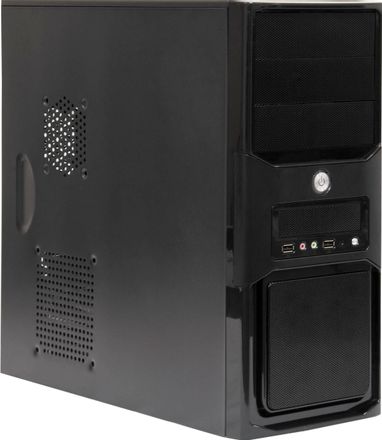 Корпус ATX Ezcool NA-705B, Midi-Tower, без БП, черный