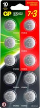 Изображение товара Bатарейки GP CR2032 литиевые 3V 10 шт комплект надежные для устройств