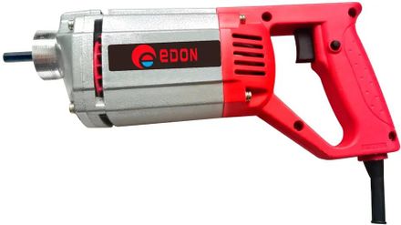 Вибратор для бетона EDON CV-35/1100, электрический, 1100Вт,  красный [17993]