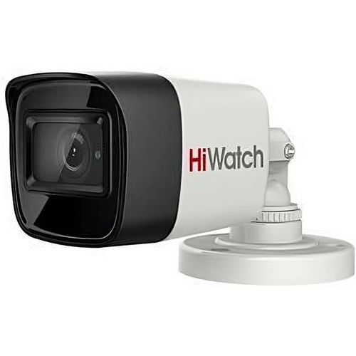 Камера видеонаблюдения аналоговая HIWATCH DS-T800(B) (2.8 mm), 3840х2160 pix, 2.8 мм, белый