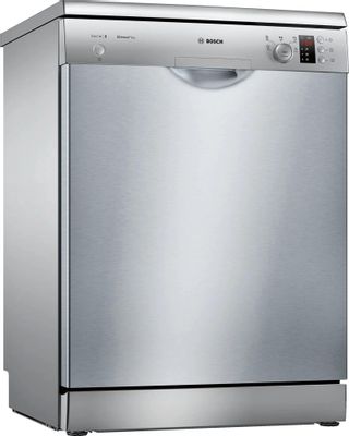 Посудомоечная машина Bosch Serie 2 SMS25AI05E,  полноразмерная, напольная, 60см, загрузка 12 комплектов, серебристая