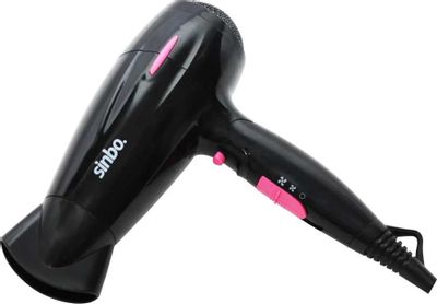 Фен Sinbo SHD 7067, 2000Вт, черный и розовый