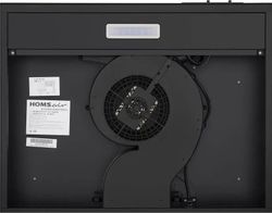 Вытяжка козырьковая HOMSAIR Horizontal 60, управление ползунковое, черный