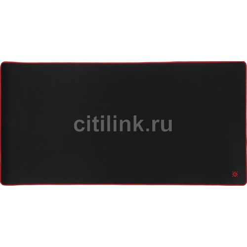 Коврик для мыши Defender Black Ultra (XXL) черный/красный, ткань, 900х450х3мм [50564]