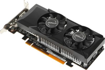 Видеокарта ASRock AMD Radeon RX 550 RX550 LP 4G 4ГБ GDDR5, Low