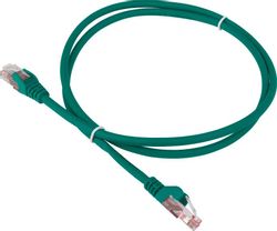 Патч-корд LanMaster вилка RJ-45, вилка RJ-45, кат.6, LSZH, 0.5м, зеленый
