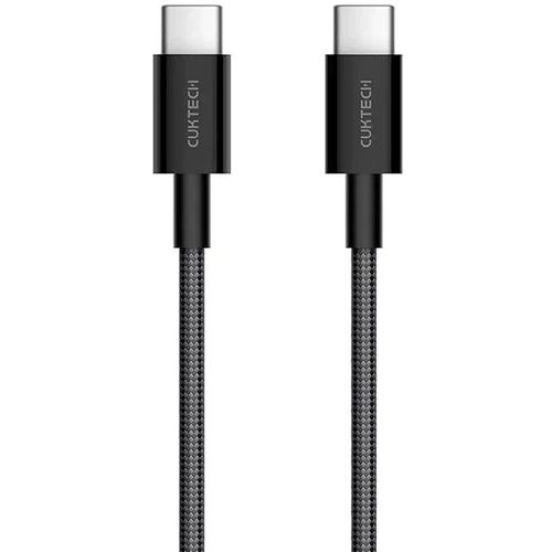 Кабель CUKTECH CTC315P, USB Type-C (m) — USB Type-C (m), 1.5м, 3A, черный