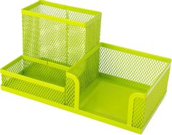 Подставка Deli E9154,  для письменных принадлежностей,  80x80x90,  металл сетка,  ассорти