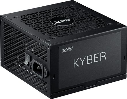 Блок питания XPG Kyber 650G,  650Вт,  80 PLUS GOLD,  120мм, черный, retail [kyber650g-bkceu]