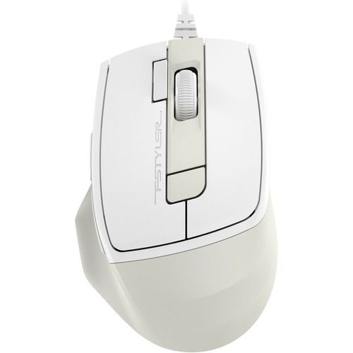Мышь проводная A4TECH Fstyler FM45S Air, оптическая, USB, 2400dpi, бежевый [fm45s air usb (cream beige)]