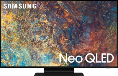 50" Телевизор Samsung QE50QN90BAUXCE, Neo QLED, 4K Ultra HD, черный, СМАРТ ТВ, Tizen OS