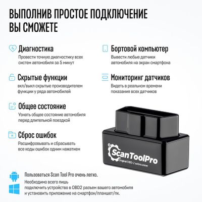 Что по существу представляет собой scan tool pro 2020
