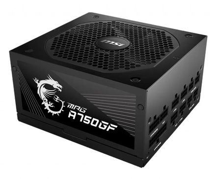 Блок питания MSI MPG A750GF,  750Вт,  140мм,  черный, retail [306-7zp0b11-ce0]