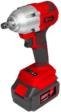 Ударный гайковерт EDON UAW-21/300CBL, 4Ач,  с двумя аккумуляторами [28015]