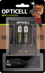 Изображение товара Аккумуляторная батарейка OPTICELL АА 2600 mAh с зарядным устройством AA/AAA