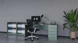 Стол письменный ПРОГРАММА ТЕХНО А-003, ЛДСП, тайга
