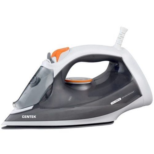 Утюг CENTEK CT-3301, с паровым ударом, 2800Вт, с автоотключением, белый и серый