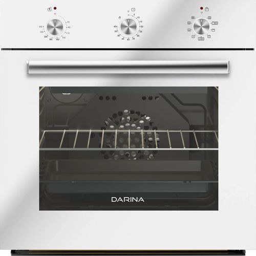 Духовой шкаф электрический Darina 1U BDE 111 707 W, 50л, дверца с 3 стеклами, белый