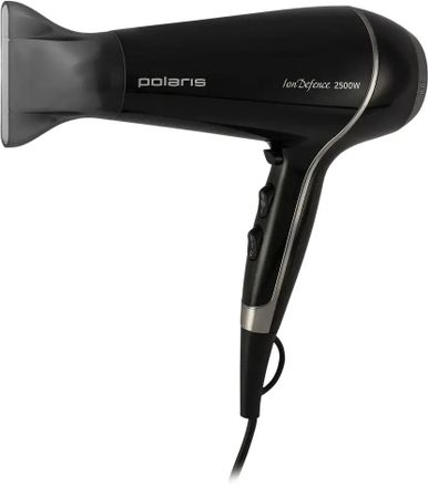 Фен Polaris PHD 2503TDi, 2500Вт, черный