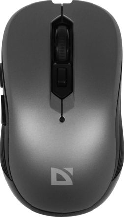 Мышь беспроводная Defender Gassa MM-105, радио, оптическая, USB, 1600dpi, серый [52104]