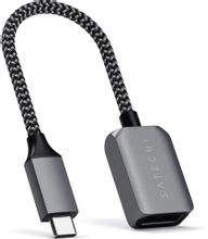 Изображение товара Адаптер Satechi USB Type-C male - USB female 0.03м серый оплетка