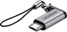 Изображение товара Адаптер UGREEN US282,  micro USB (m) -  USB Type-C (f),  серый [50590_]